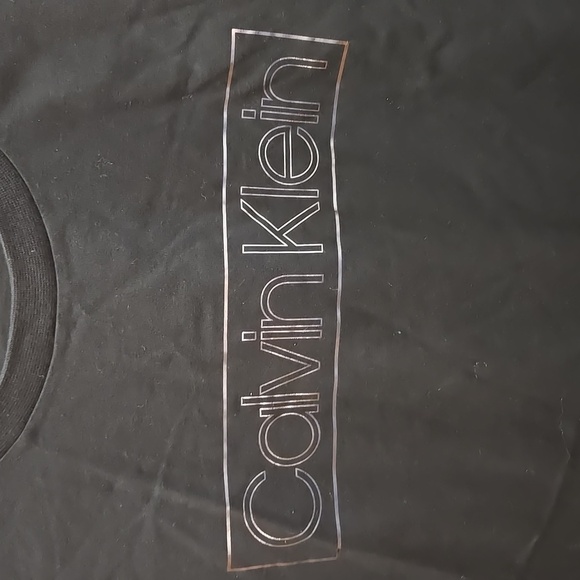 Calvin Klein Jeans Men's Black Logo T-Shirt Large NWT - Picture 2 of 5